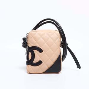 CHANEL Cream Shoulder Bag